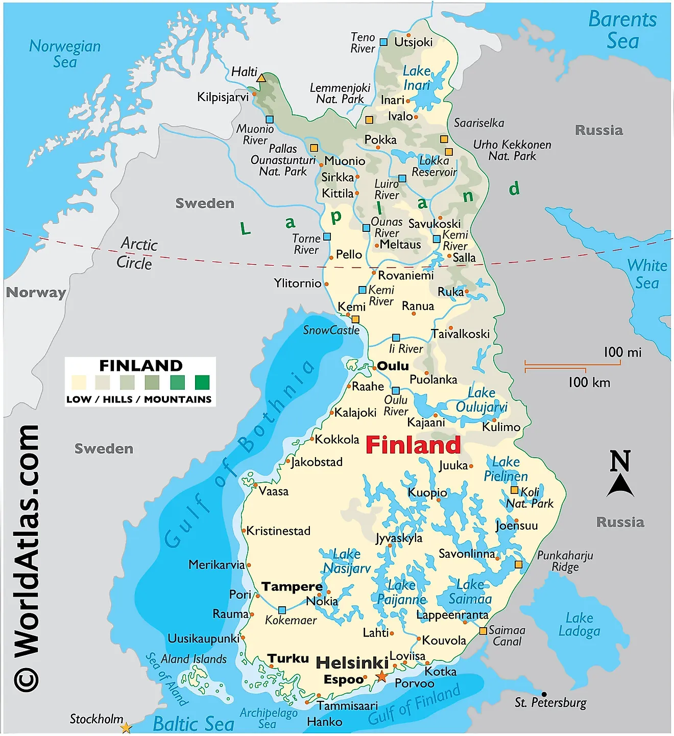 a map of finland